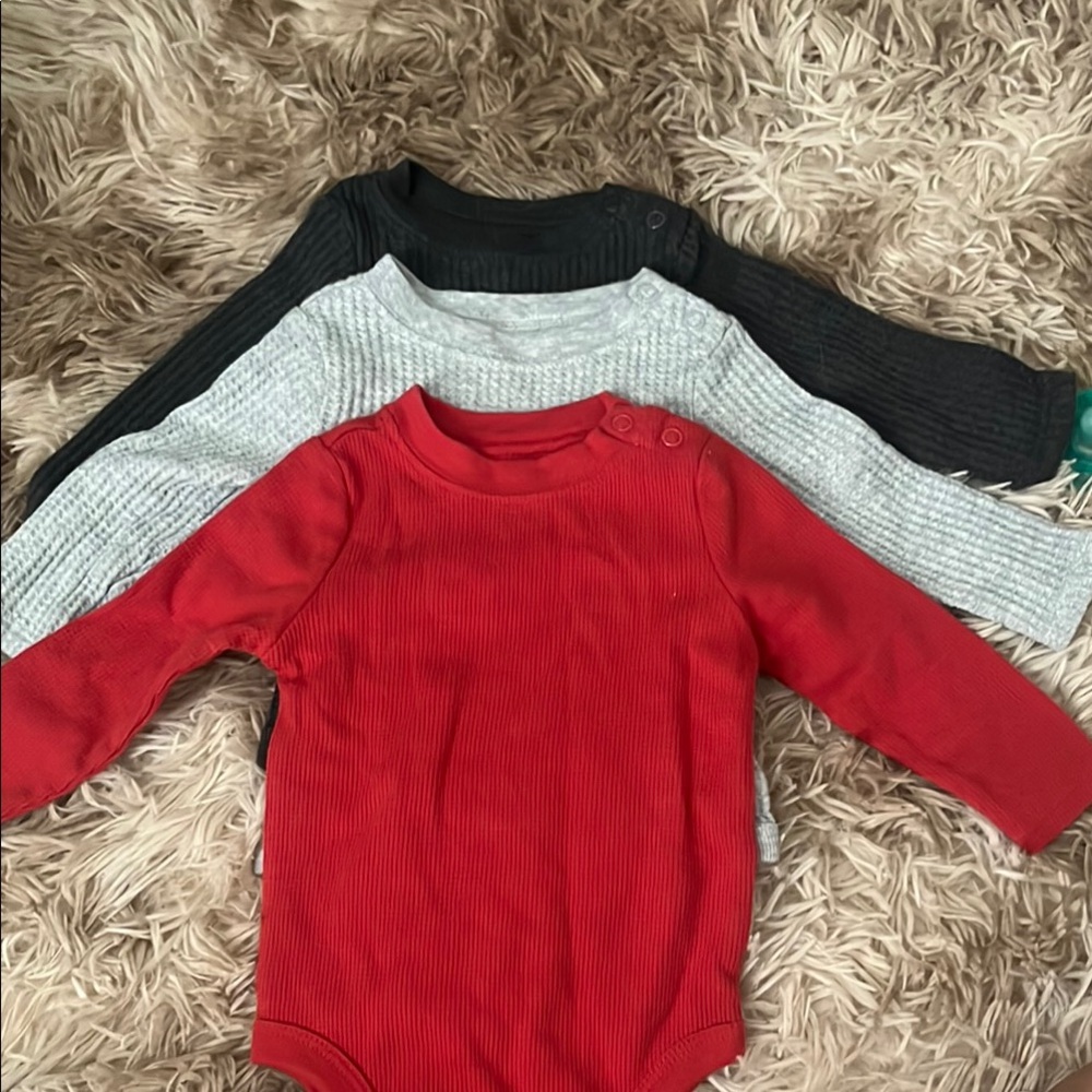 Garanimals Red and Gray Sporty Long Sleeve Tee